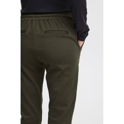 Pantalon en polyester vert ICHI