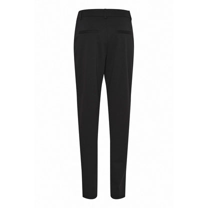 ICHI Black Recycled Polyester Pant