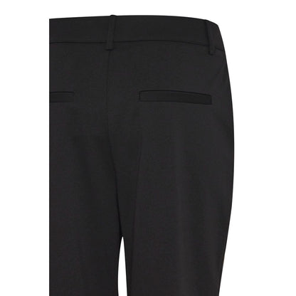 ICHI Black Recycled Polyester Pant