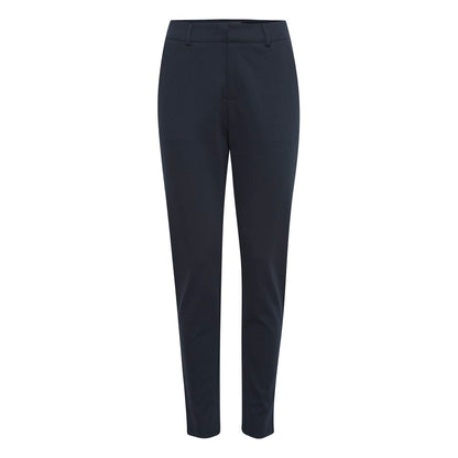 ICHI Blue Recycled Polyester Pant