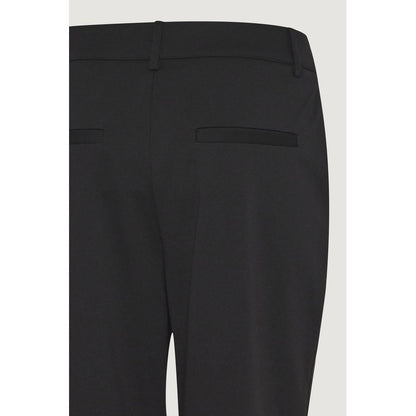 ICHI Black Recycled Polyester Pant