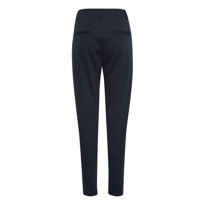 ICHI Blue Recycled Polyester Pant