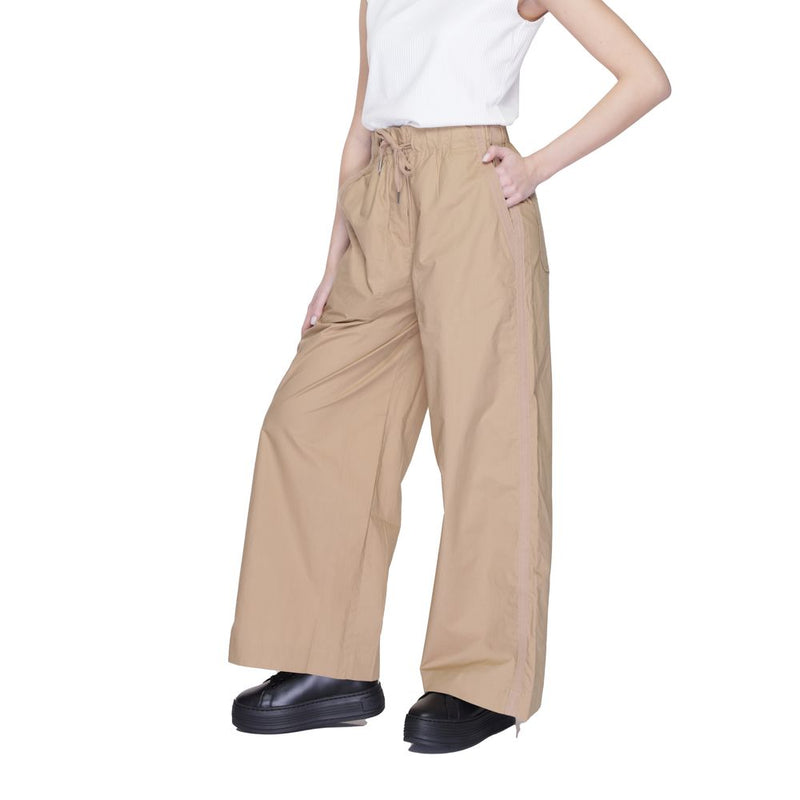 Pantalons Palazzo Blauer Beige en Coton - Modèle 24SBLDP01257