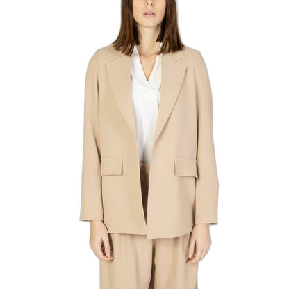 Blazer en polyester beige de Sandro Ferrone
