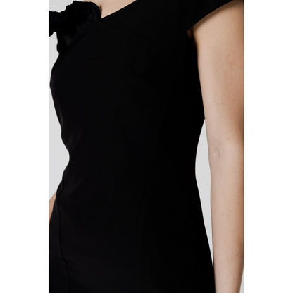 Sandro Ferrone Black Polyester Midi