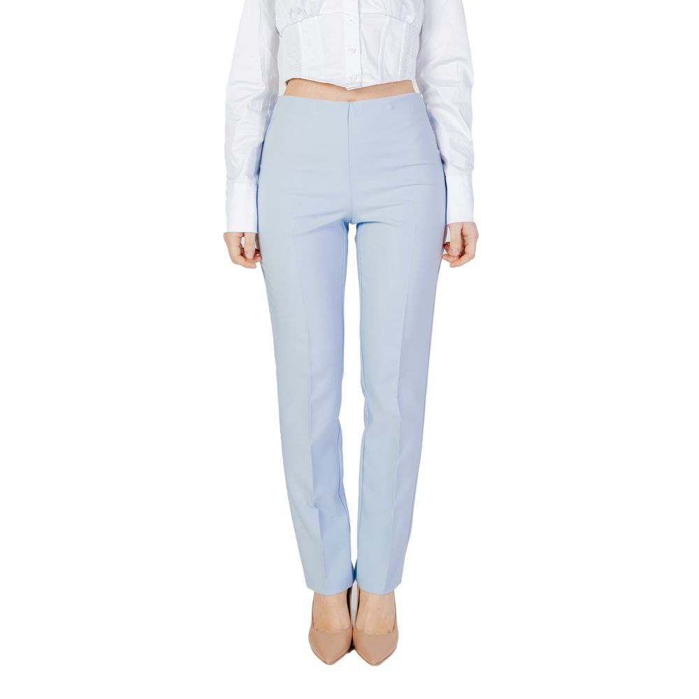 Sandro Ferrone Blue Polyester Pant - Model S18XBDSOPRANI