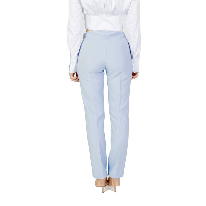 Sandro Ferrone Blue Polyester Pant - Model S18XBDSOPRANI