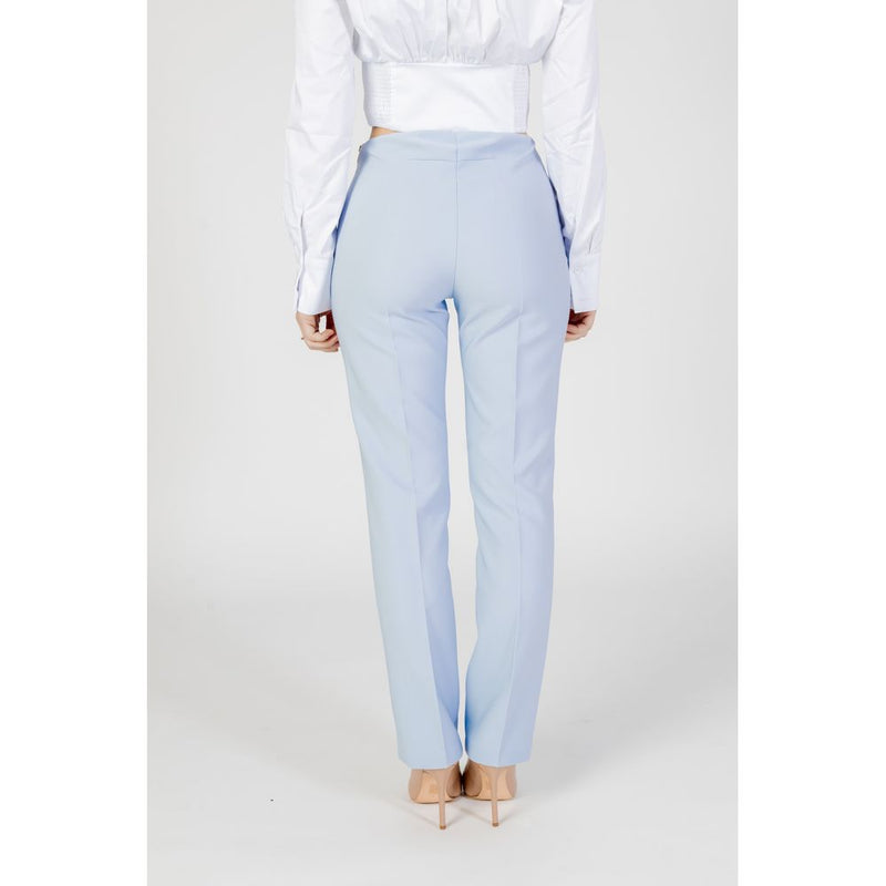 Sandro Ferrone Blue Polyester Pant - Model S18XBDSOPRANI