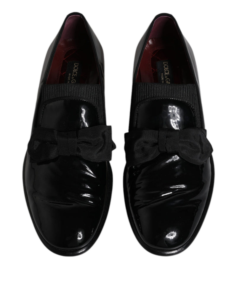 Dolce & Gabbana Black Leather Loafers for Men - Elegant Formal Shoes