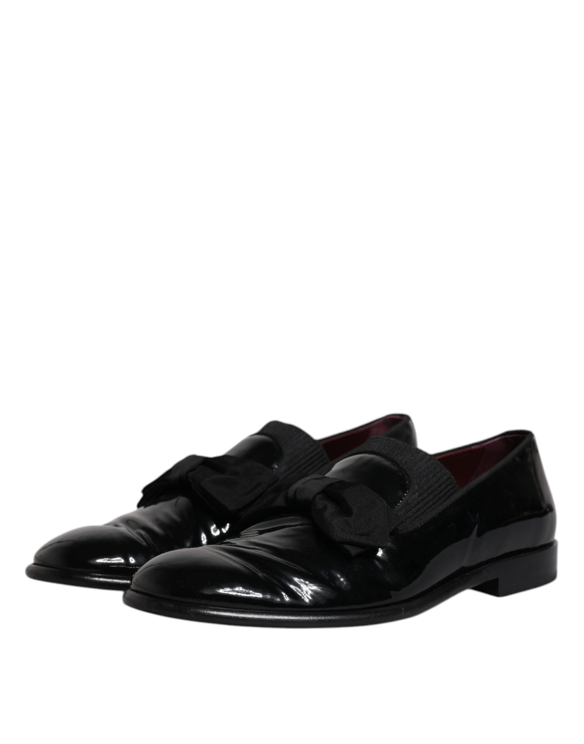 Dolce & Gabbana Black Leather Loafers for Men - Elegant Formal Shoes