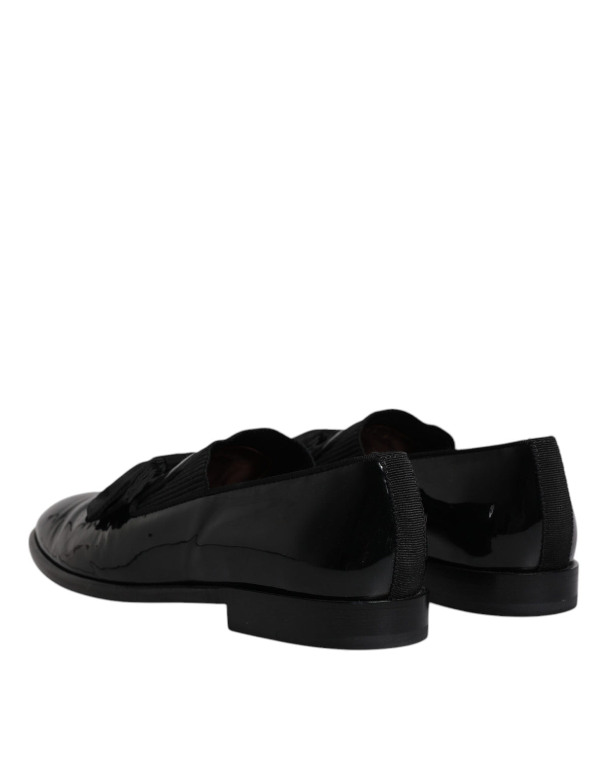 Dolce & Gabbana Black Leather Loafers for Men - Elegant Formal Shoes