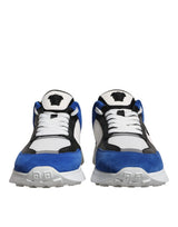 Versace Multicolor Canvas Quad Fabric Medusa Low Top Sneakers
