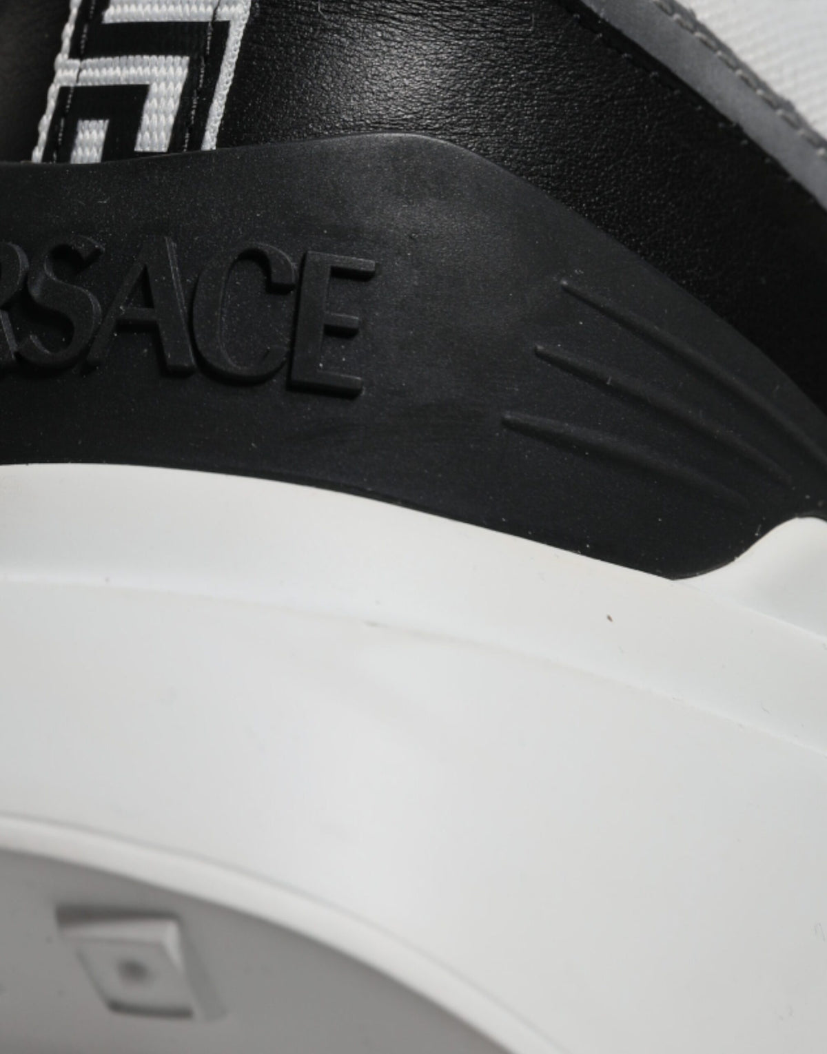 Versace Multicolor Canvas Quad Fabric Medusa Low Top Sneakers