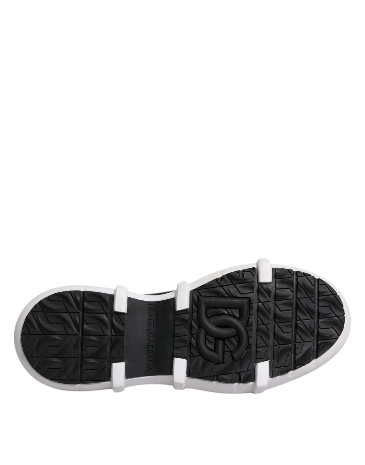 Dolce & Gabbana Black Nylon Galileo High Top Sneakers