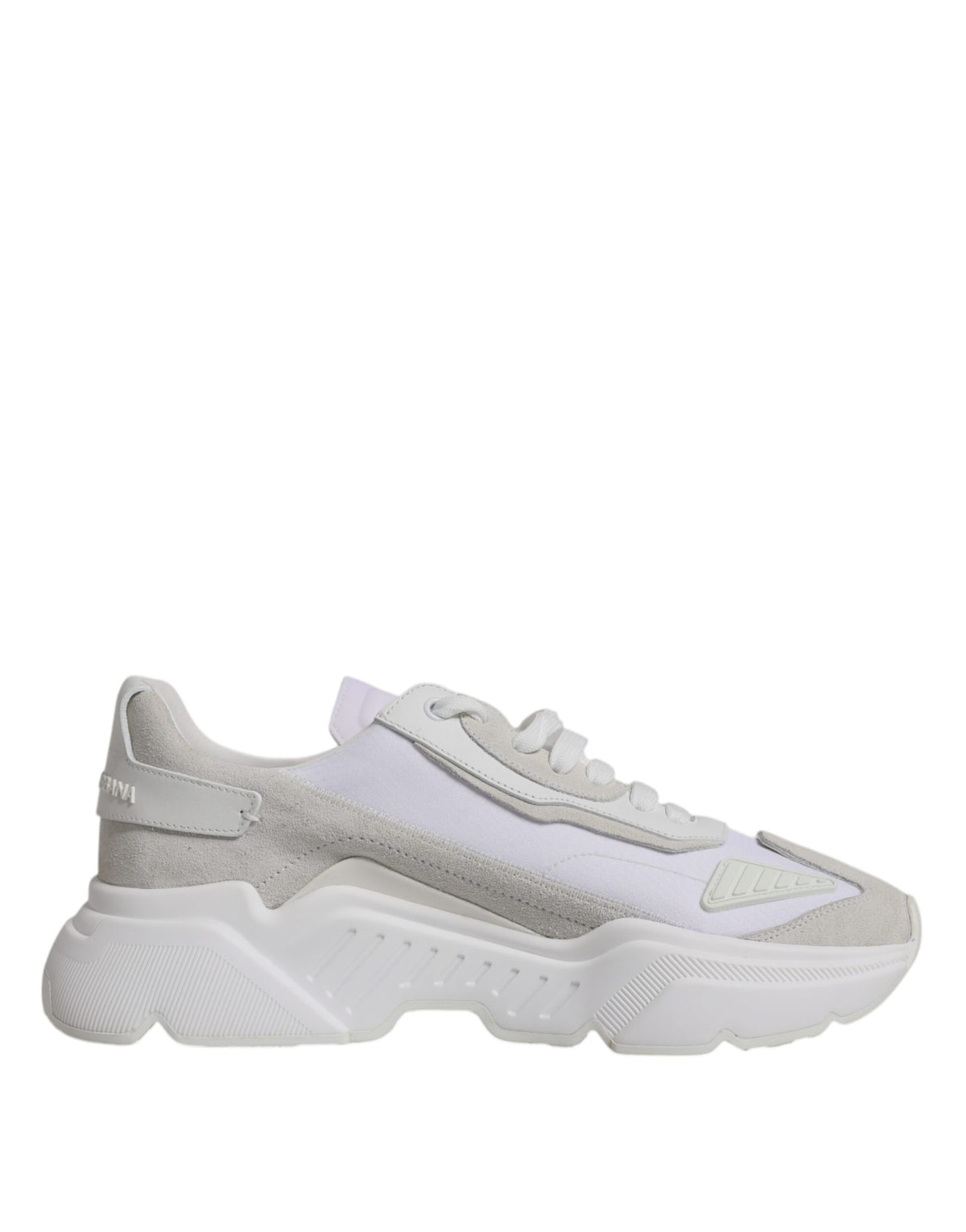 Dolce & Gabbana White Leather Daymaster Low Top Sneakers