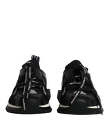 Dolce & Gabbana Black & White Logo Sorrento Sneakers