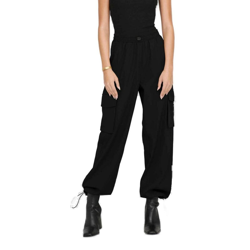 Only Black Cotton Pant - ONLCASHI CARGO WVN NOOS