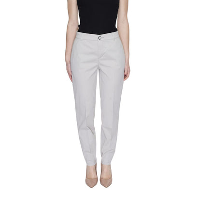Pantalon en coton beige Street One