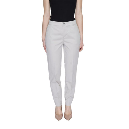 Pantalon en coton beige Street One