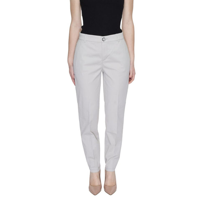 Street One Beige Cotton Pant - Stylish Women's Trousers