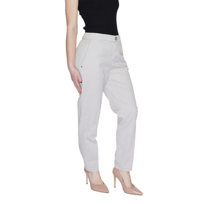 Pantalon en coton beige Street One