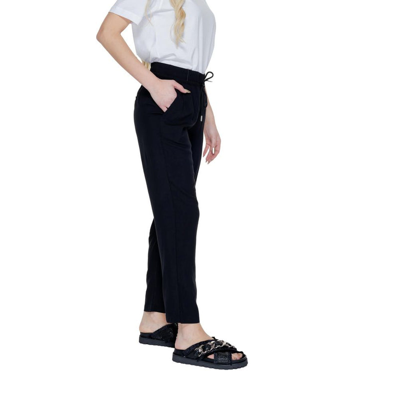 Street One Black Viscose Pant - Model 377201