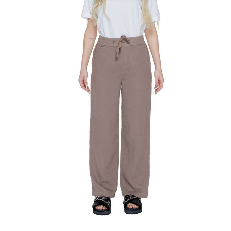 Street One Brown Cotton Pant - Model 377303