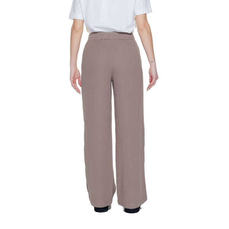 Street One Brown Cotton Pant - Model 377303