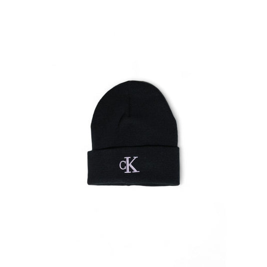 Calvin Klein Jeans Zwarte Gerecyclede Polyester Petten Baseballpet