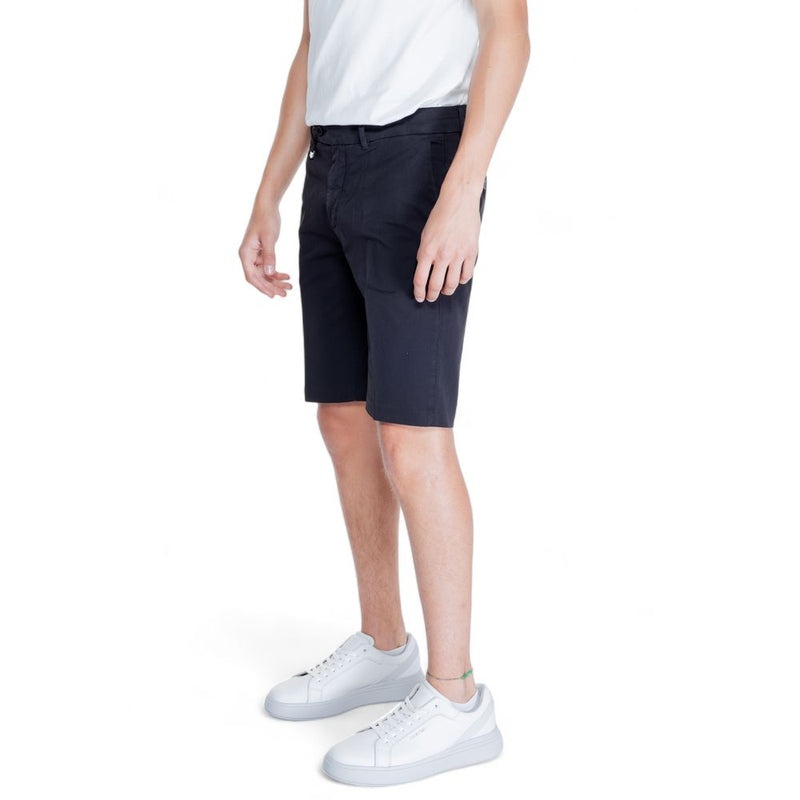 Short Bermuda en coton noir Antony Morato