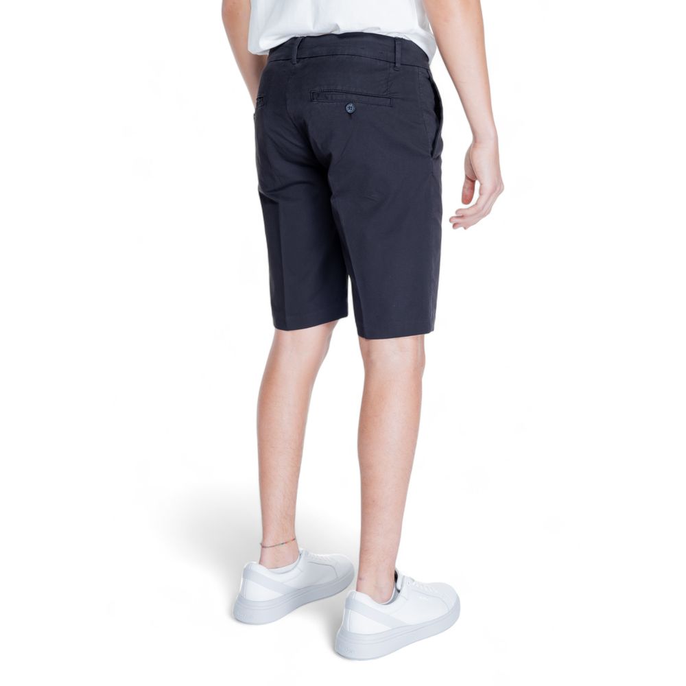 Short Bermuda en coton noir Antony Morato