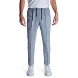 Pantalon en lin noir Antony Morato