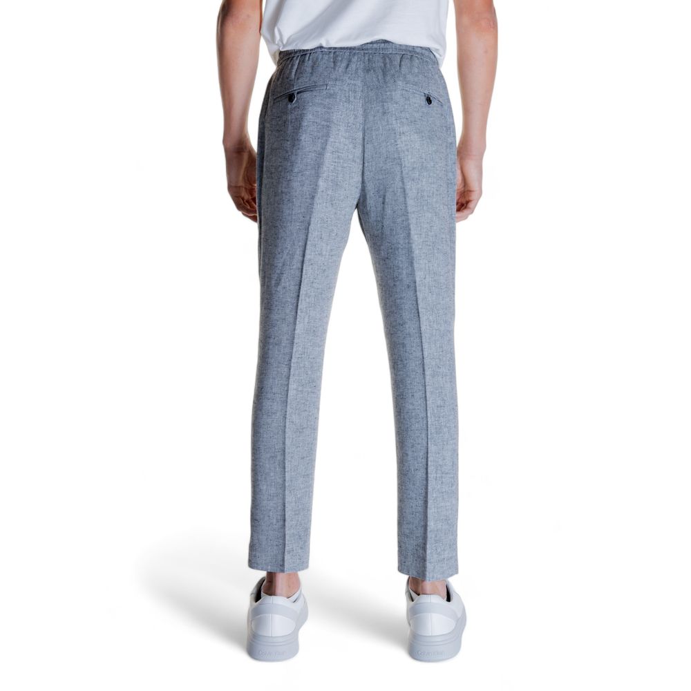 Pantalon en lin noir Antony Morato
