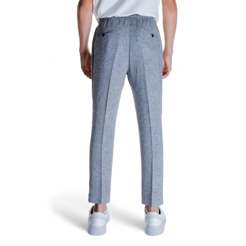 Pantalon en lin noir Antony Morato