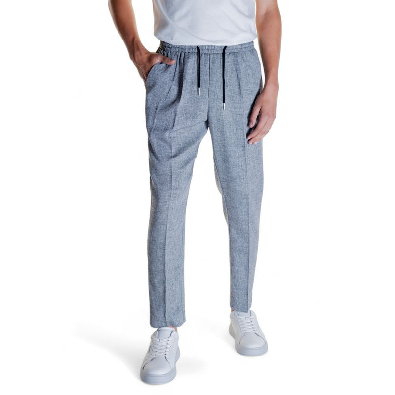 Pantalon en lin noir Antony Morato