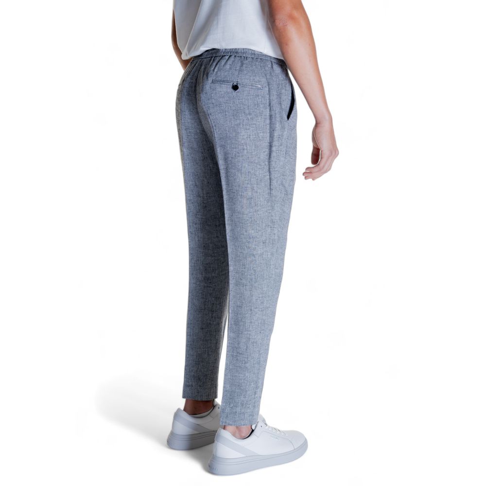 Pantalon en lin noir Antony Morato