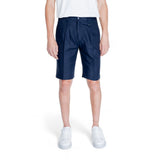 Short Bermuda en lin bleu d'Antony Morato