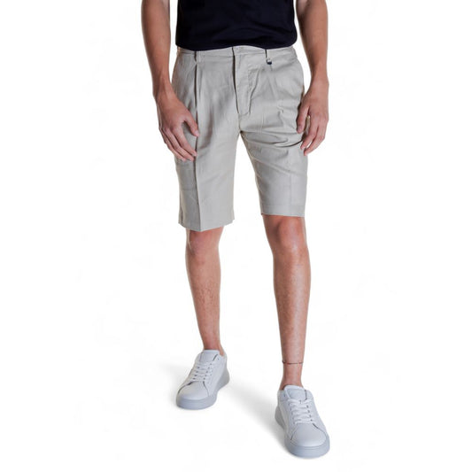 Antony Morato Bermuda van beige linnen
