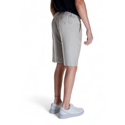 Antony Morato Bermuda van beige linnen