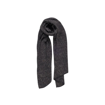 Écharpe noire en polyester recyclé Pieces