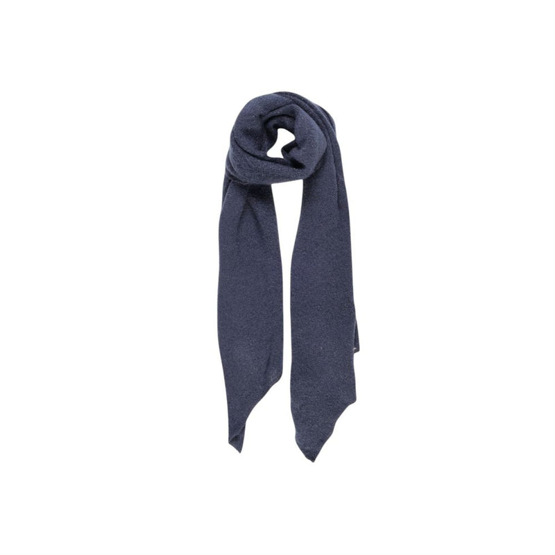 Pieces Pcpyron Long Lurex Noos Blue Recycled Polyester Scarf