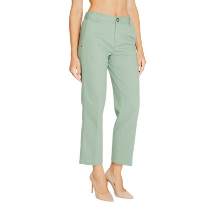Street One Turquoise Cotton Pant