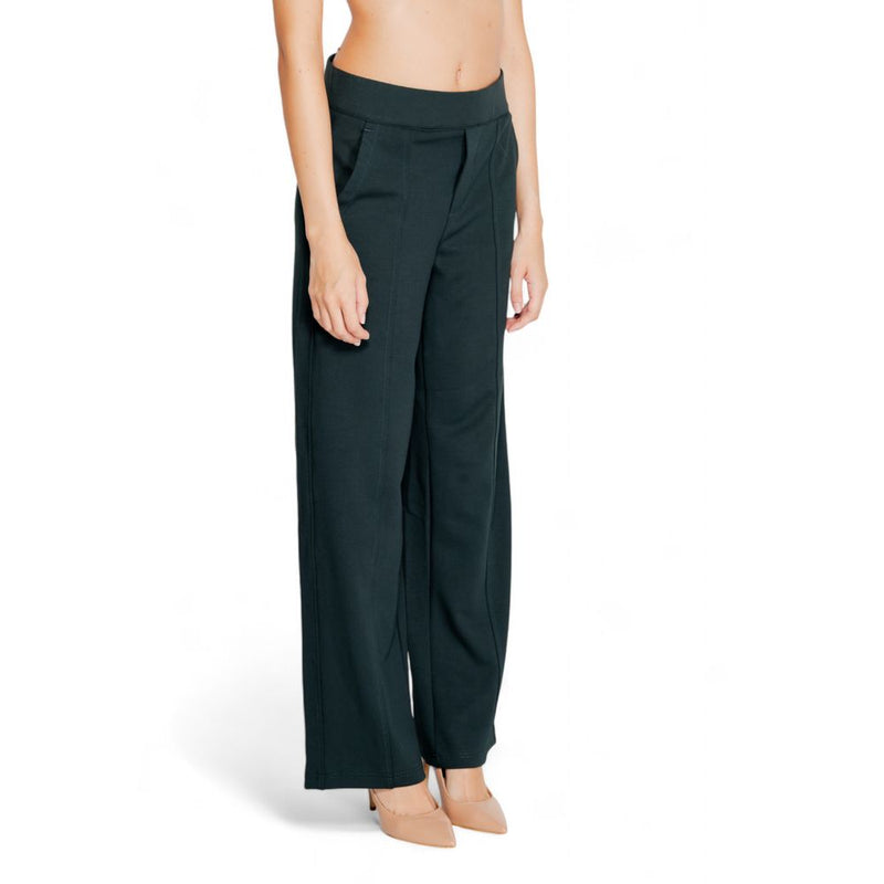 Street One Pantalons Bootcut Viscose Verts pour Femmes