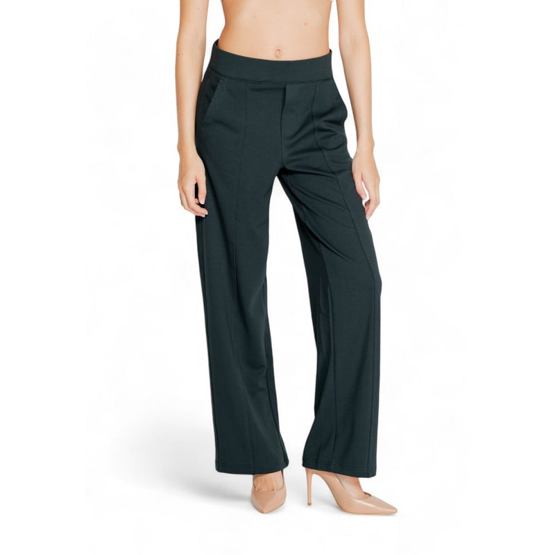 Street One Pantalons Bootcut Viscose Verts pour Femmes
