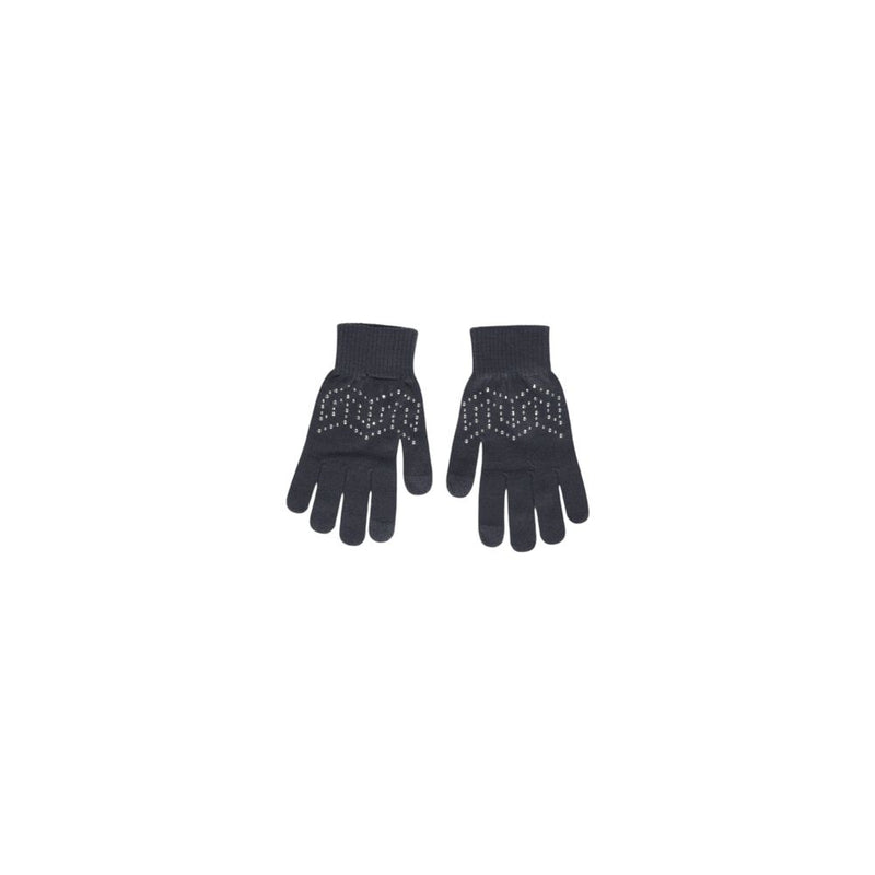 Pieces Gray PCNASMINE Sequin Gloves - Élégance Éco-Responsable