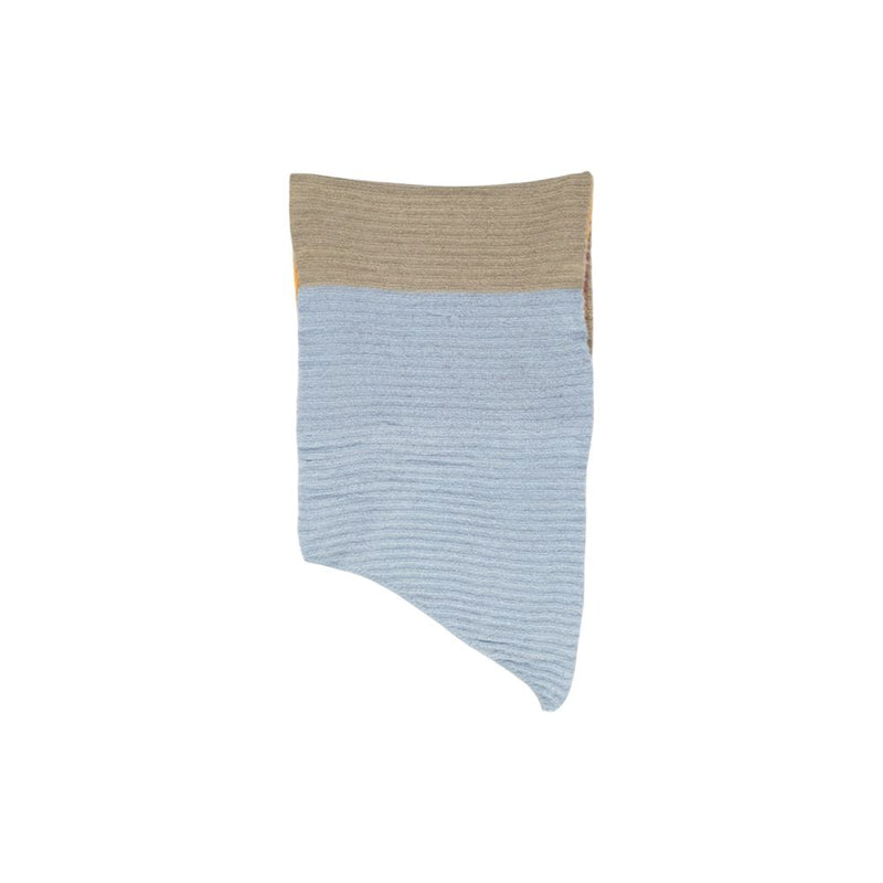 Pieces Yellow Recycled Polyester Scarf - PCPYRON STRUCTUR NEW BLOCK