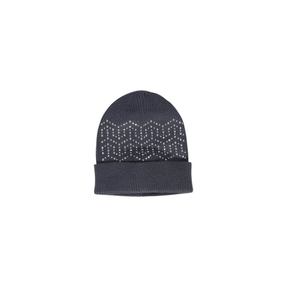Pieces PCNASMINE SEQUINS HOOD Gray Beanie for Women