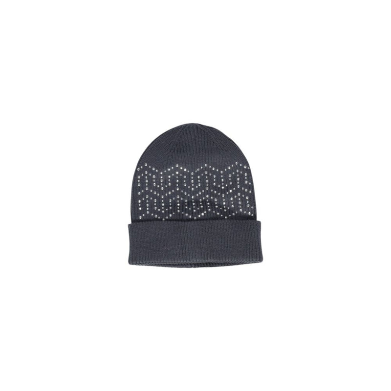 Pieces PCNASMINE SEQUINS HOOD Gray Beanie for Women