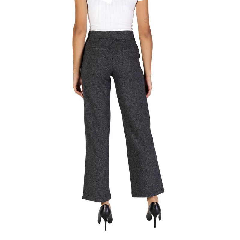 Street One Black Palazzo Pants for Women - Model 378116