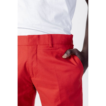 Pantalon en coton rouge Antony Morato